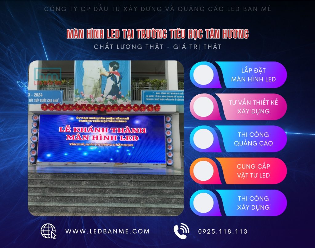 màn hình led ngoai troi dak lak