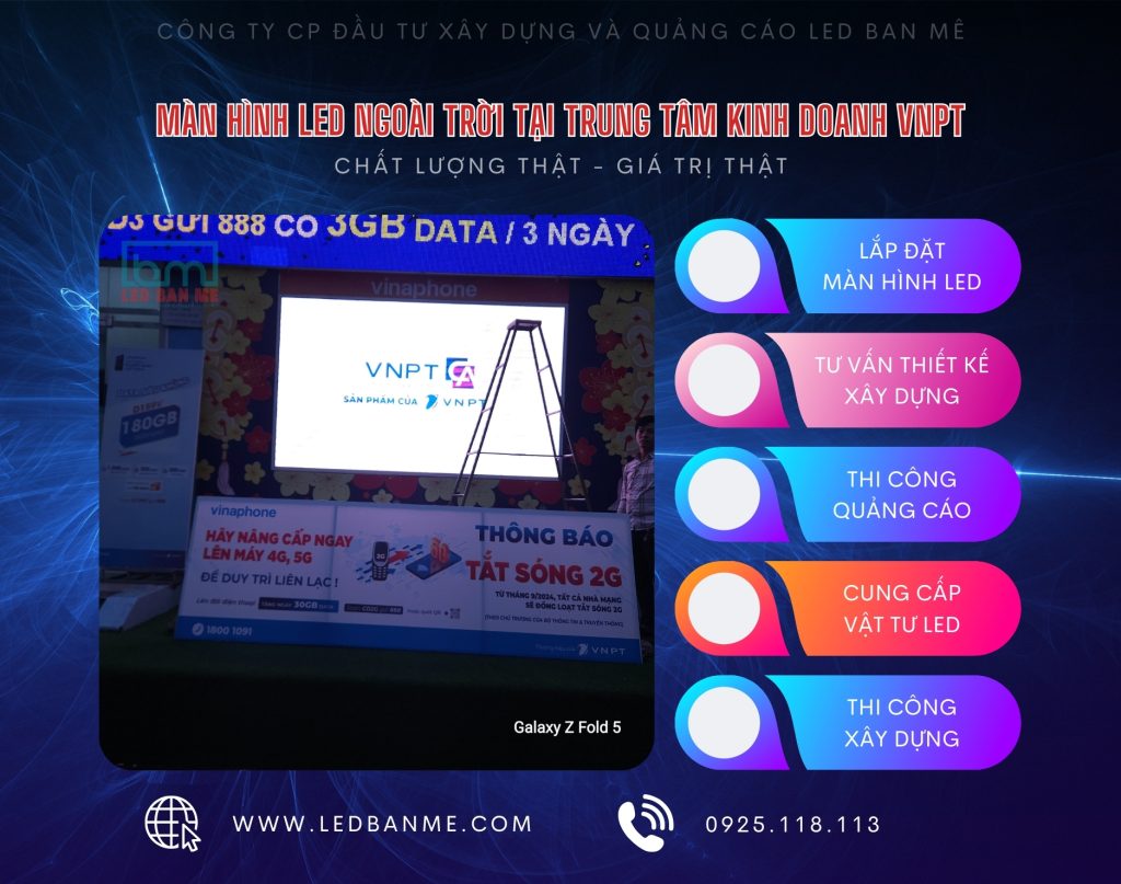 màn hình led ngoài trời tại đắk lắk