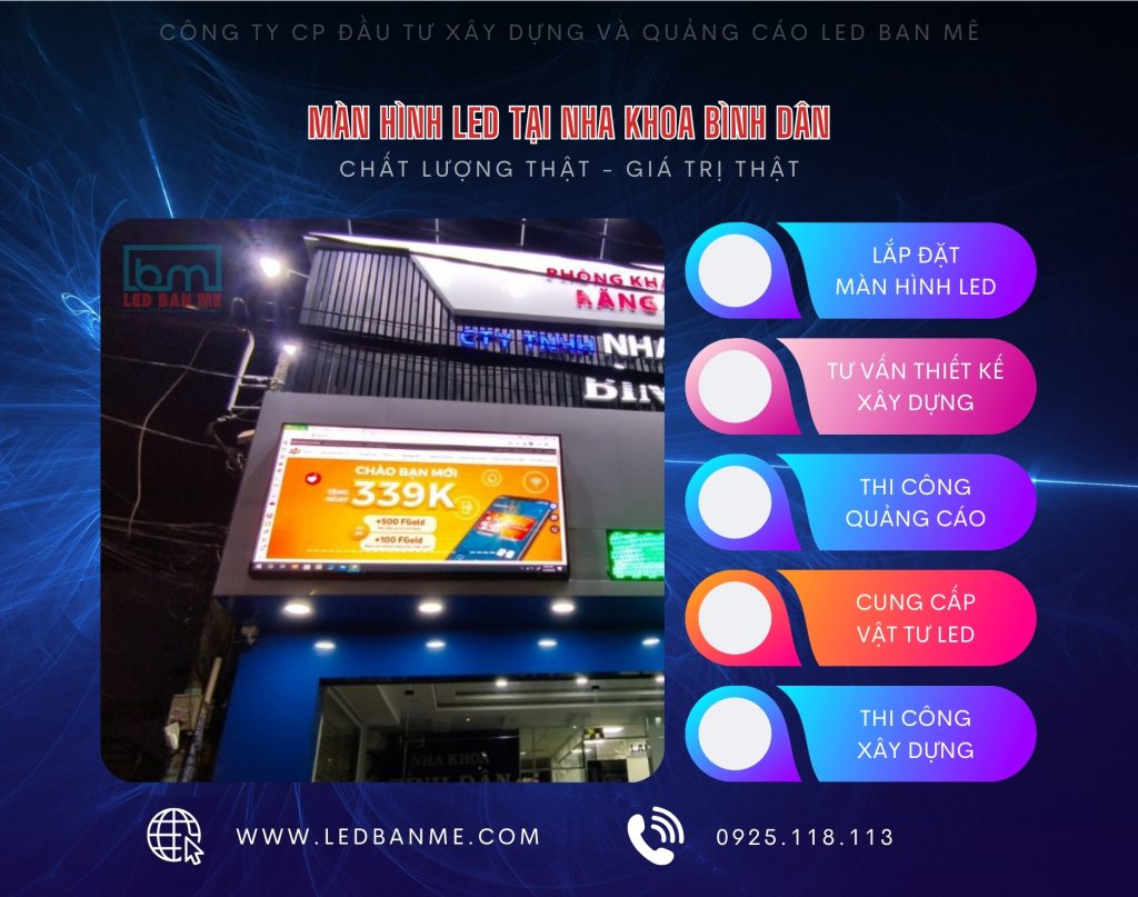 màn hình led ngoài trời