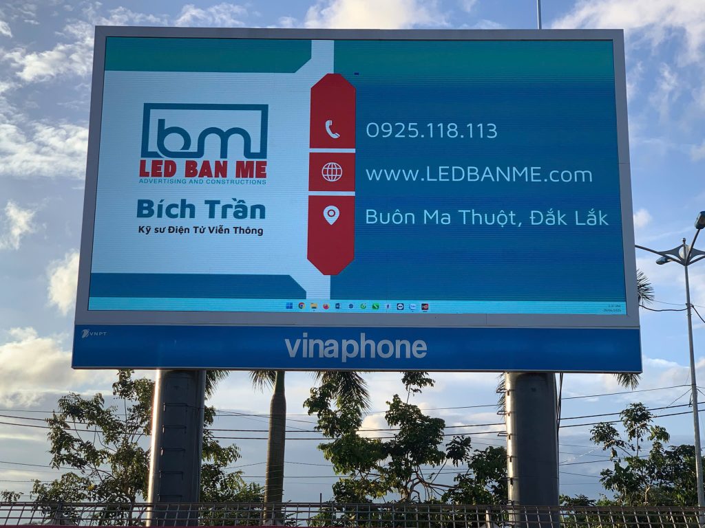 Báo giá màn hình LED tại Đắk Lắk, Đắk Nông, Lâm Đồng, Bình Phước, Gia Lai, Kon Tum 2 Lắp đặt màn hình LED ngoài trời