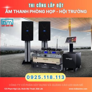 lắp đặt âm thanh Đắk Lắk